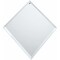 Plymor 7" x 9" Diamond-Shaped, 3mm Thick Beveled Glass Mirror